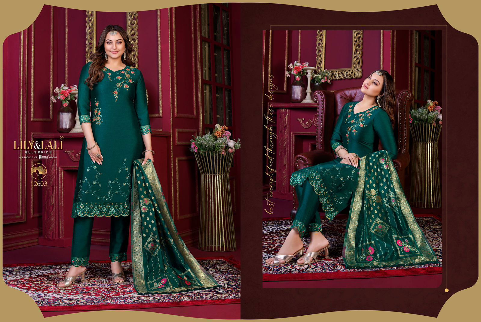 Majestic Modish By Lily Lali Readymade Suits Catalog